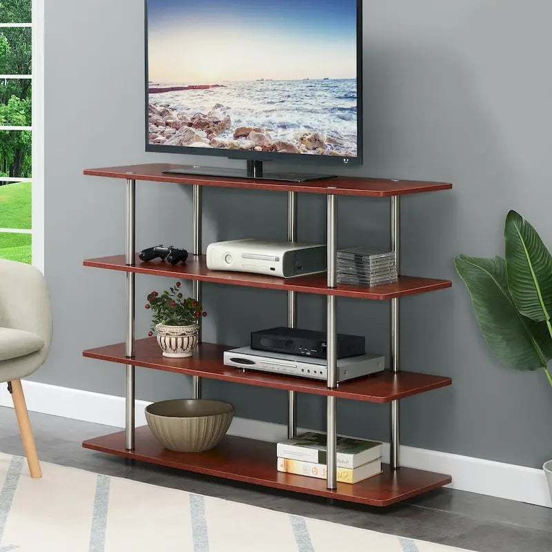 55 inch Highboy 4 Tier TV Stand