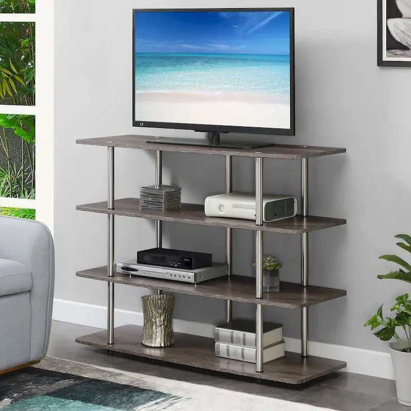 55 inch Highboy 4 Tier TV Stand