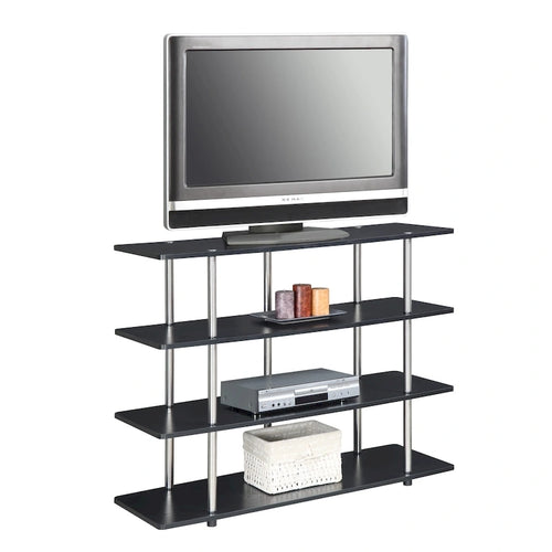55-Inch Highboy Four-Tier TV Stand with Steel Frame