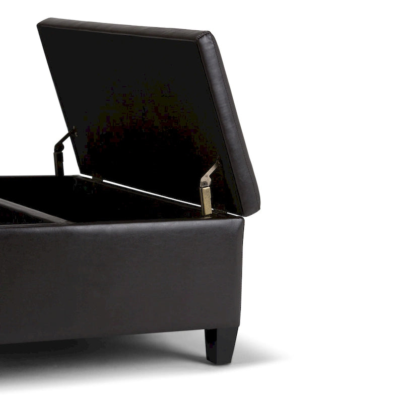 36 inch Wide Contemporary Square Table Ottoman