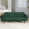 Convertible Futon Sofa Bed with Adjustable Reclining Back