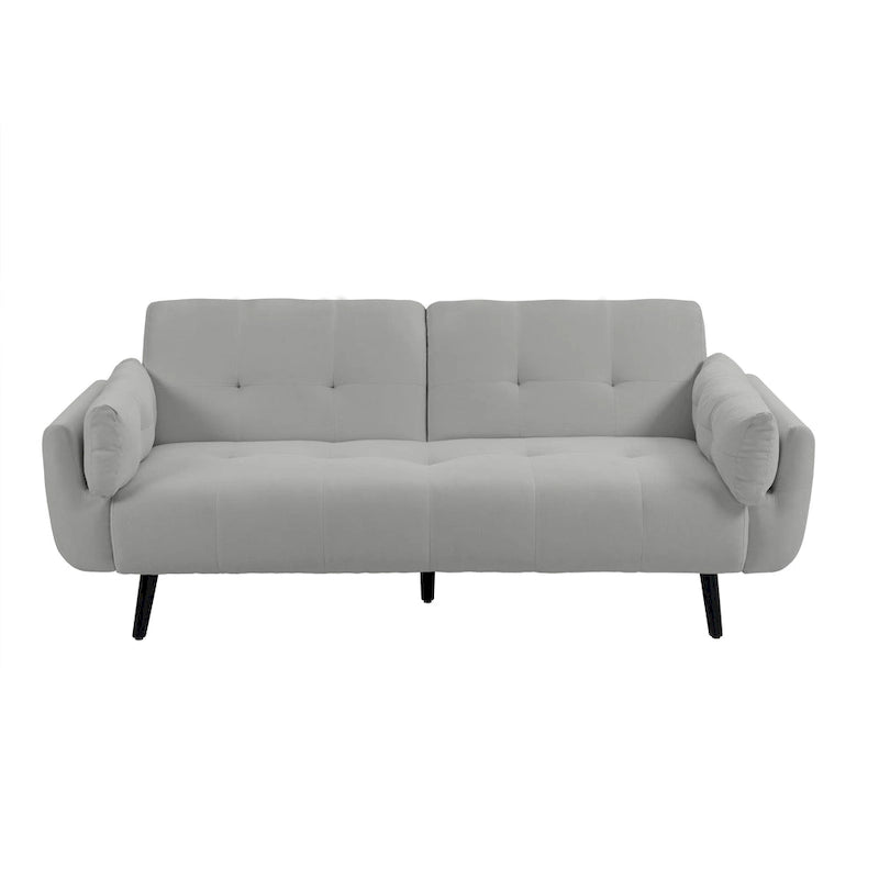 Convertible Futon Sofa Bed with Adjustable Reclining Back
