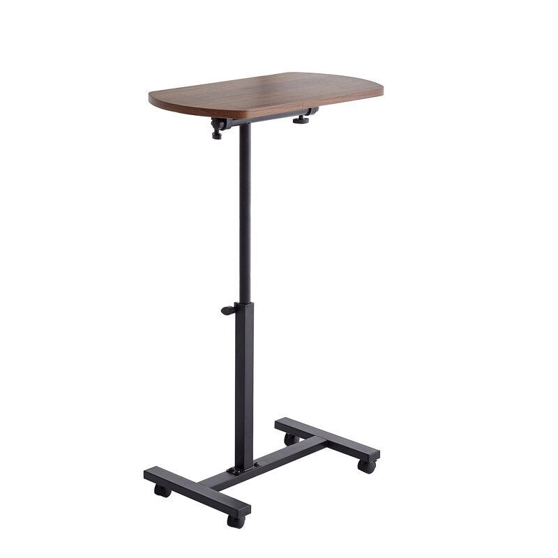 C-Shape Height Adjustable Swivel Sofa Side Table