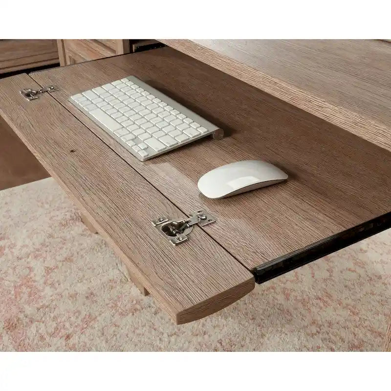Double Pedestal Executive Home Office Desk with File Drawers